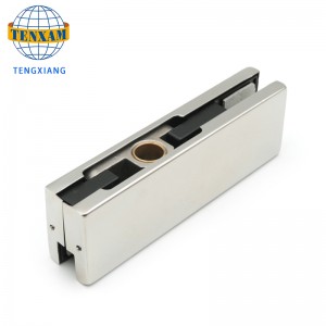 Kvaliteetne roostevaba teras Klaasist ukseklambrite komplekt kontori jaoks