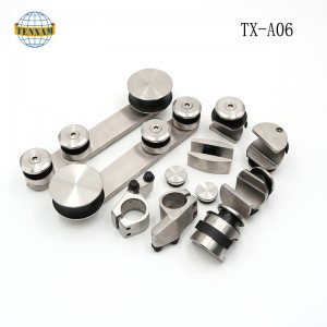 Gloine Doras Sleamhnáin Sleamhnáin Doras Sleamhnáin Crochta Rothaí Sleamhnáin Cruach dhosmálta