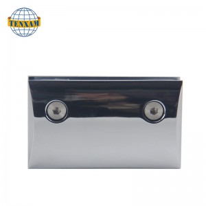 Poll dúbailte cambered 0 chéim clamp gloine