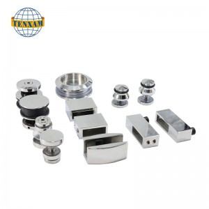 Cithfholcadh gloine cruach dhosmálta feistis crua -earraí dorais sleamhnáin le seomra folctha sorcóir sleamhnáin doras sleamhnáin